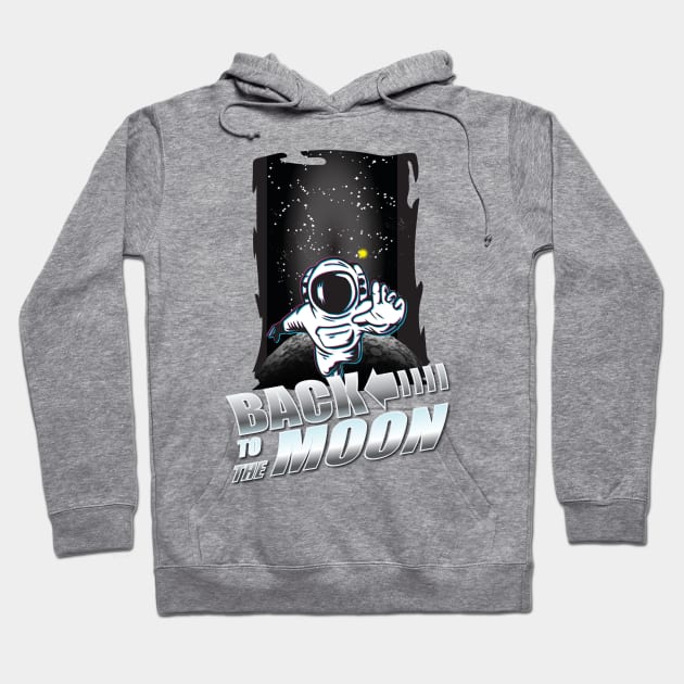 BACK TO THE MOON Hoodie by MaveriKDALLAS